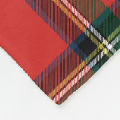 Stewart Royal Tartan. Fleecedecke (Ecke)