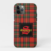 Stewart Royal Tartan Kariert Personalize Monogram Case-Mate iPhone Hülle (Rückseite)