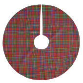 Stewart Royal Tartan Large Kariert Scottish Clan Polyester Weihnachtsbaumdecke (Vorderseite)
