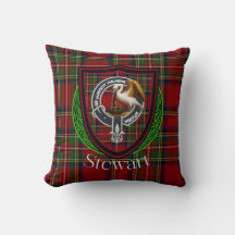 Stewart Scottish Clan Tartan & Wappen