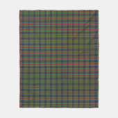 Stewart Stuart Black Clan Tartan Kariert Fleecedecke (Vorderseite)