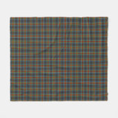 Stewart Stuart Black Clan Tartan Kariert Fleecedecke (Vorderseite (Horizontal))