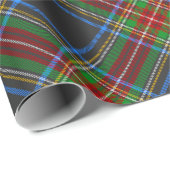 Stewart Stuart Black Clan Tartan Kariert Geschenkpapier (Rolleneckpunkt)