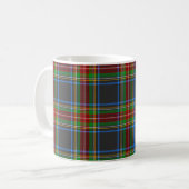 Stewart Stuart Black Clan Tartan Kariert Kaffeetasse (Vorderseite Links)