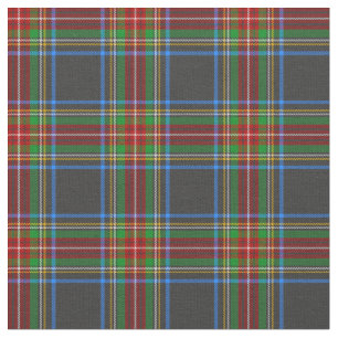 Stewart Stuart Black Clan Tartan Kariert Stoff