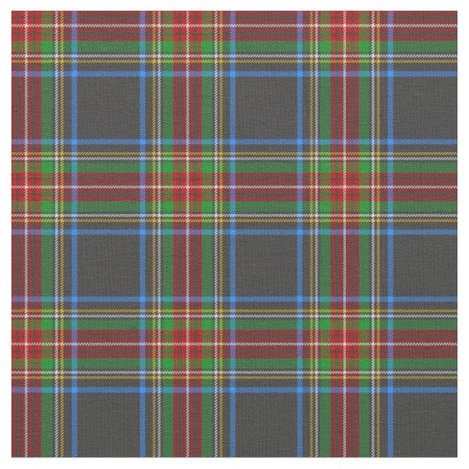 Stewart Stuart Black Clan Tartan Kariert Stoff (Nahaufnahme)