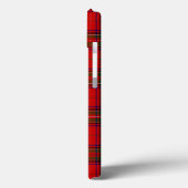 Stewart / Stuart tartan rot kariert Case-Mate iPhone Hülle (Rückseite / Links)