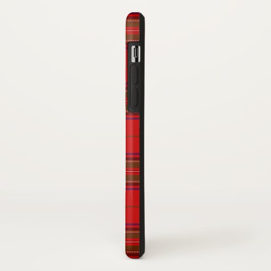Stewart / Stuart tartan rot kariert Case-Mate iPhone Hülle (Hinten/Links)