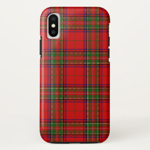 Stewart / Stuart tartan rot kariert iPhone X Hülle