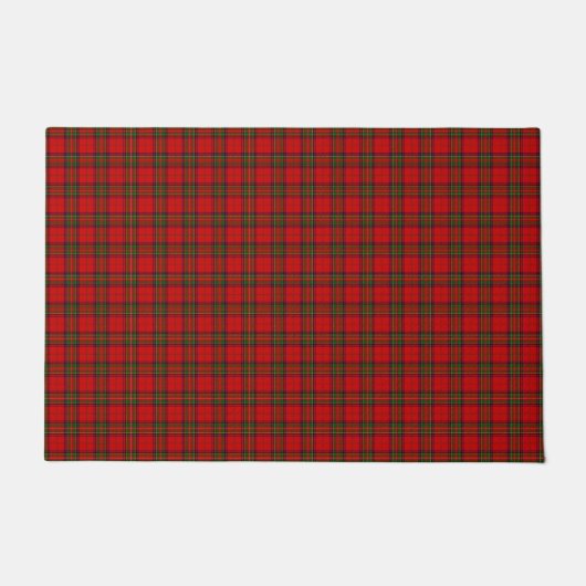 Stewart / Stuart tartan rot kariert Fußmatte (Vorderseite)