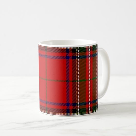 Stewart Tartan Coffee Tasse (VorderseiteRechts)