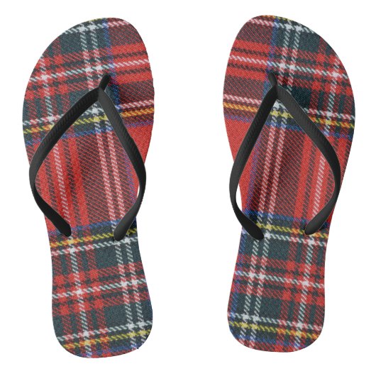 Stewart Tartan Flip Flops Badesandalen (Fußbett)