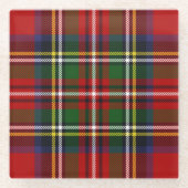 Stewart Tartan Glasuntersetzer (Vorderseite)