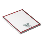 Stewart Tartan, Ihr Tennis Team Notizblock (angewinkelt)