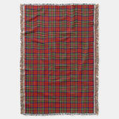 Stewart Tartan Kariertes schottisches Muster Decke (Vorderseite Vertikal)