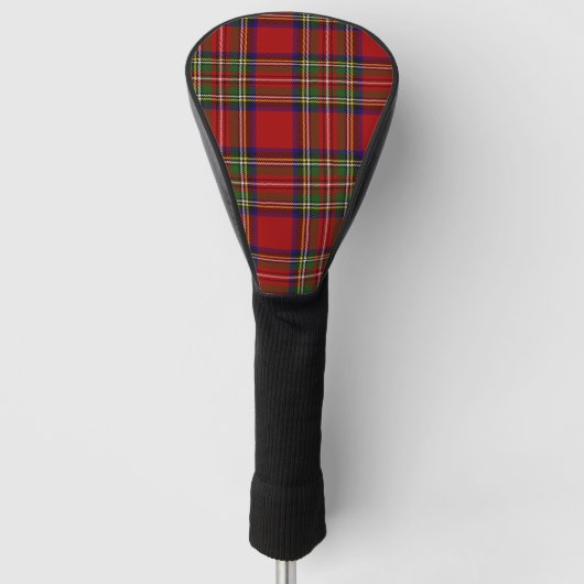 Stewart Tartan Kariertes schottisches Muster Golf Headcover (Vorderseite)