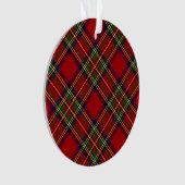 Stewart Tartan Kariertes schottisches Muster Ornament (Vorderseite)