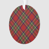 Stewart Tartan Kariertes schottisches Muster Ornament (Vorderseite)