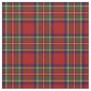 Stewart Tartan Kariertes schottisches Muster Stoff