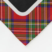 Stewart Tartan Kitty Personalisiert Fleecedecke (Ecke)