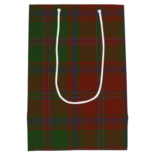 Stewart Tartan Mittlere Geschenktüte (Rückseite)