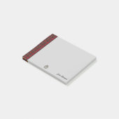 Stewart Tartan & Scottish Thistle Personalisiert Post-it Klebezettel (angewinkelt)