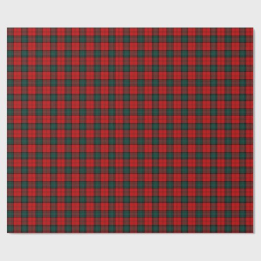 Stewart von Atholl Clan Tartan Geschenkpapier (Flach)