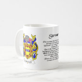 Stewart-Wappen-Tasse Kaffeetasse (Vorderseite Links)