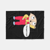 Stewie Griffin Fleecedecke (Vorderseite (Horizontal))