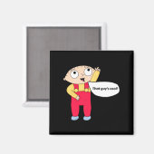 Stewie Griffin Magnet (Vorderseite/Rückseite)