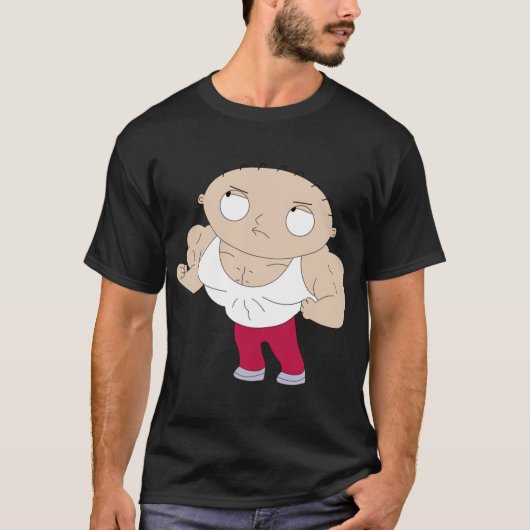 Stewies Fitnessstudiofreunde T-Shirt (Vorderseite)