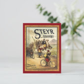 Steyr Firearms Adververt Vintag Postkarte (Stehend Vorderseite)