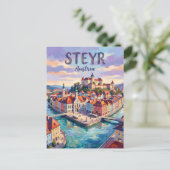 Steyr Österreich Postkarte (Stehend Vorderseite)