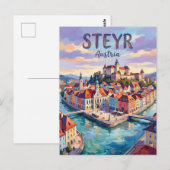 Steyr Österreich Postkarte (Vorne/Hinten)