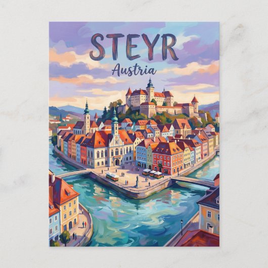 Steyr Österreich Postkarte (Vorderseite)