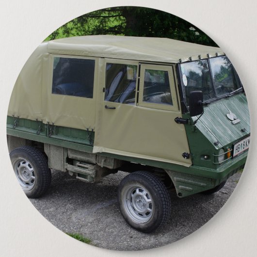 Steyr Puch Haflinger Button (Vorderseite)