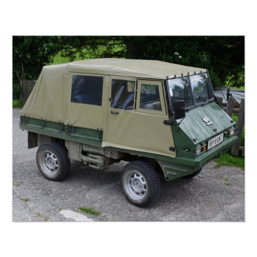Steyr Puch Haflinger Poster (Vorderseite)