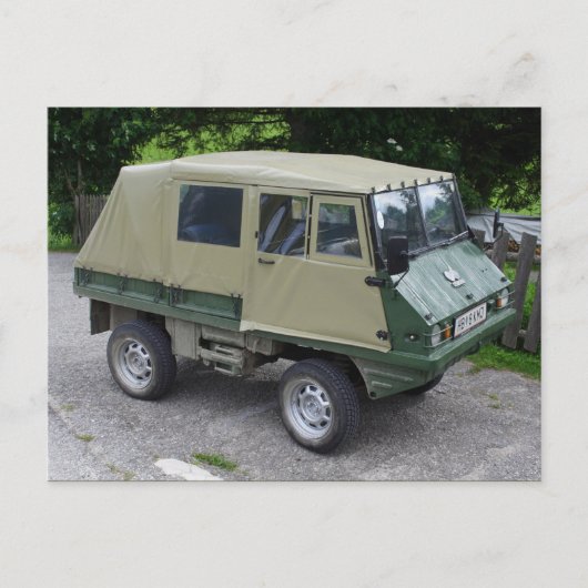 Steyr Puch Haflinger Postkarte (Vorderseite)