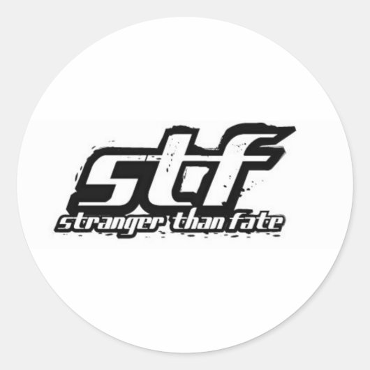STF-Sticker Runder Aufkleber (Vorderseite)