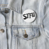 STFU funny badge Button (Beispiel)