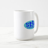 STFU ist unsere Code-Tasse Kaffeetasse (VorderseiteRechts)