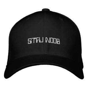 STFU N00B BESTICKTE BASEBALLKAPPE