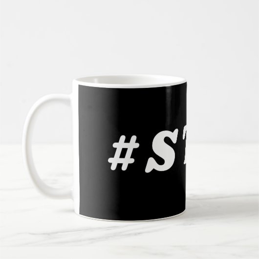 #STFU SARCASTISCHER WITZIGER REIM KAFFEETASSE (Links)