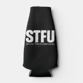STFU: Seriously, Thanks For Understanding Flaschenkühler (Vorderseite)