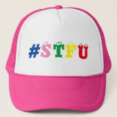 #STFU Trucker Hat Truckerkappe (Vorderseite)