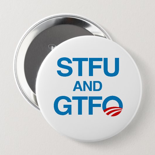 STFU UND GTFO BUTTON (Vorne & Hinten)