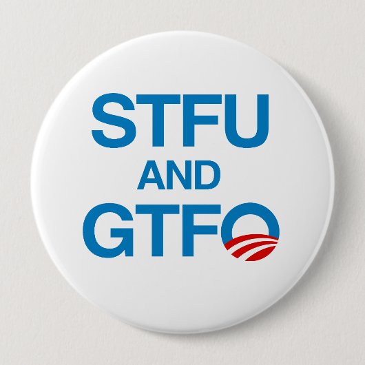 STFU UND GTFO BUTTON (Vorderseite)