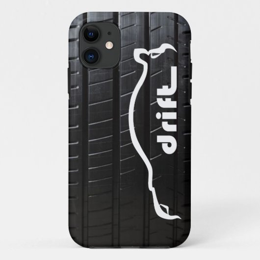 STI "Drift" mit Reifenprofil Case-Mate iPhone Hülle (Rückseite)