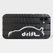 STI "Drift" mit Reifenprofil Case-Mate iPhone Hülle (Rückseite (Horizontal))