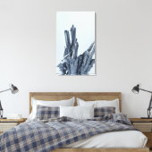 Stibnite Kristalle, das wichtigste Erz von Antimon Leinwanddruck (Insitu (Schlafzimmer))